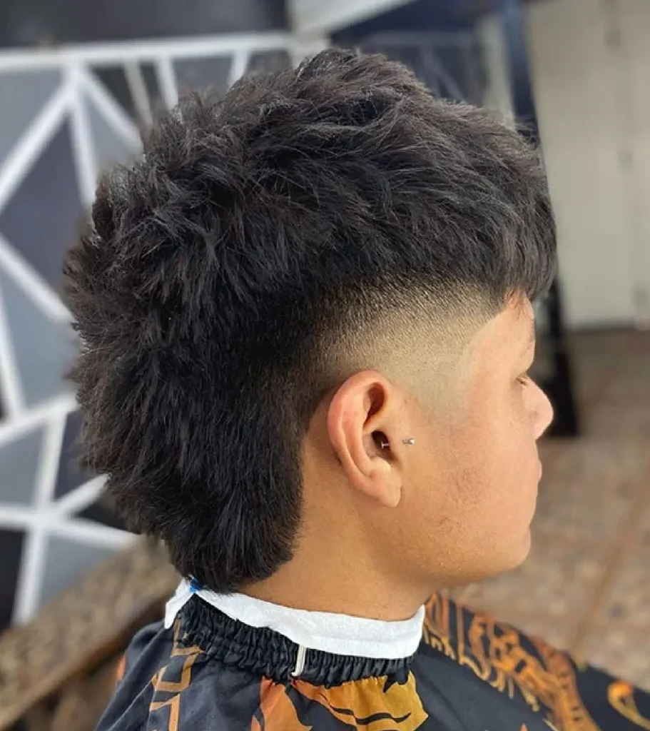 Choppy Mullet Taper Fade