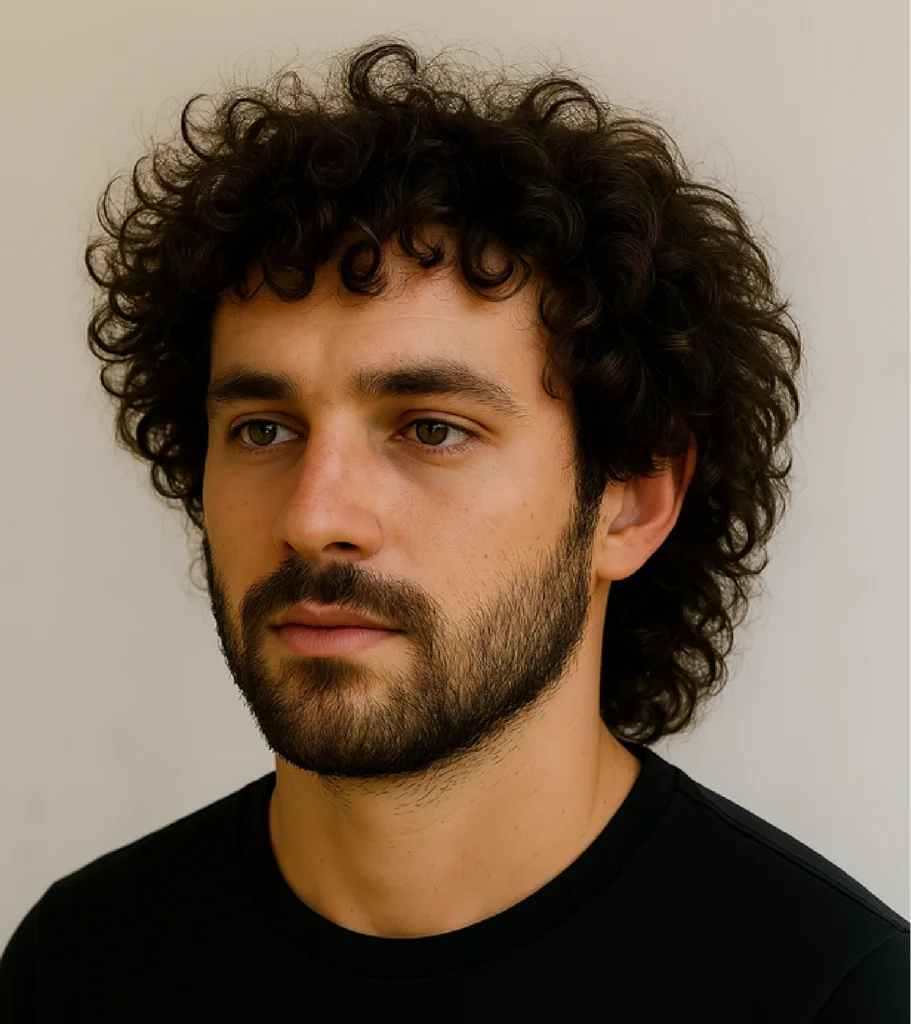 Curly Shaggy Hairstyle
