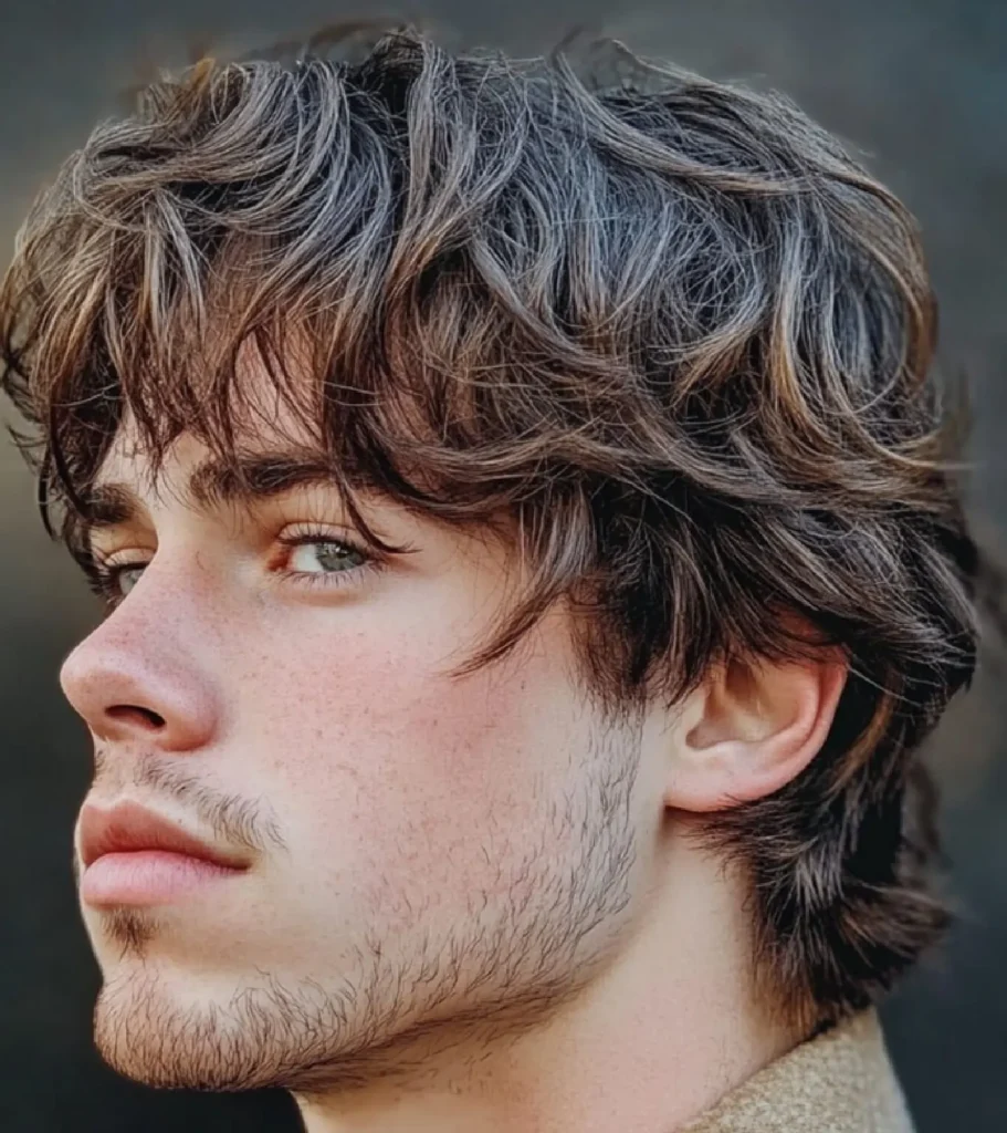 Layered Shaggy Hairstyle