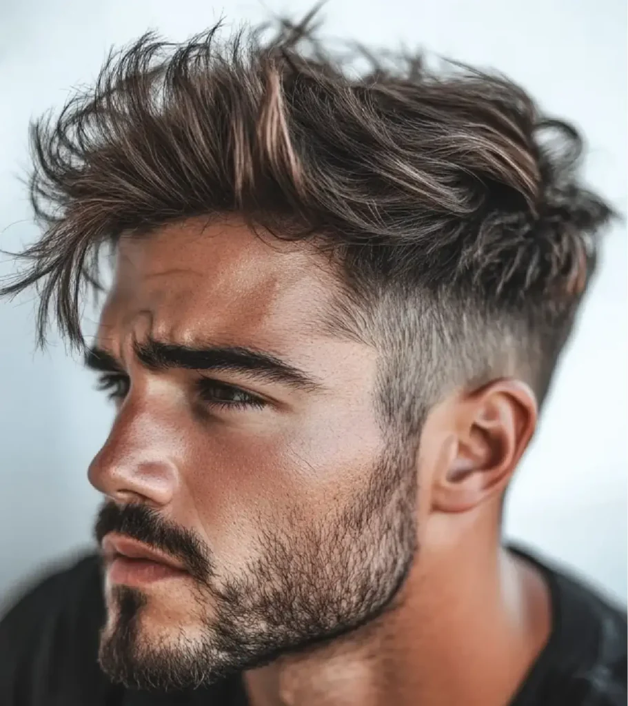 Modern Shaggy Fade Haircut