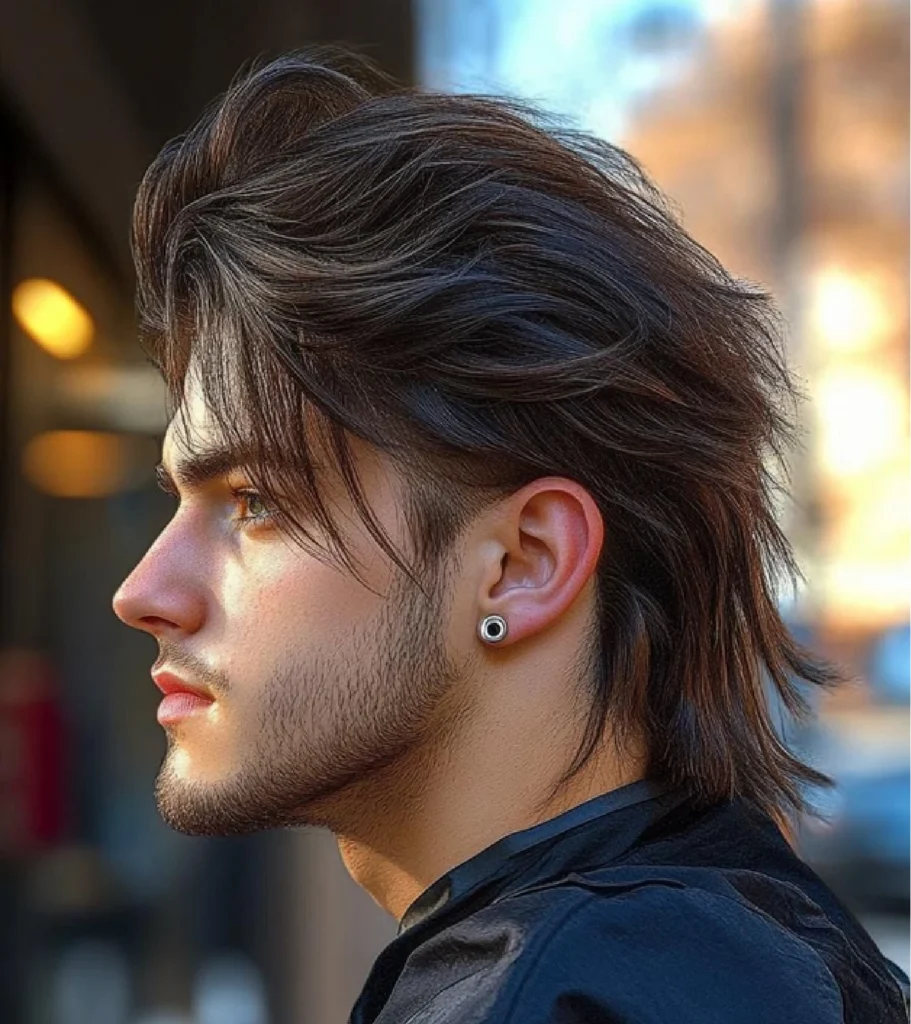 Sexy, Modern Mullet From The Back