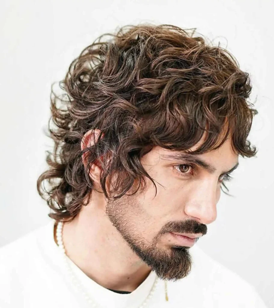 Shaggy Hair with Beard