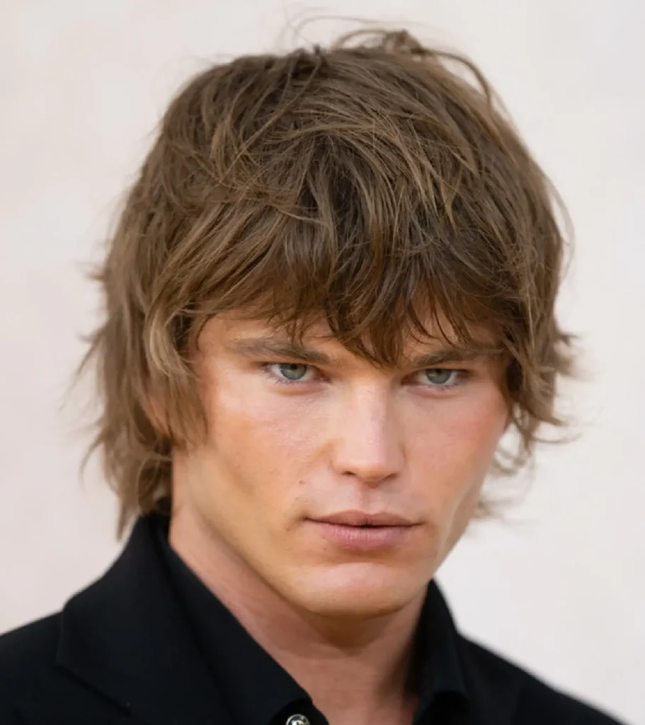 Textured Shaggy Haircut