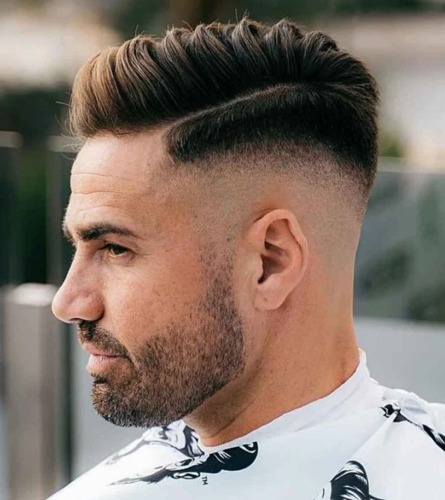 Edgy Hard Part Fade