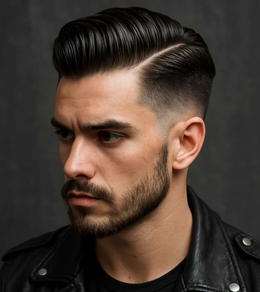 Edgy Rockabilly Slick Back