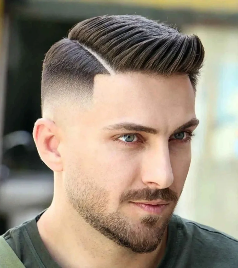 Hard Side Part with High Skin Fade