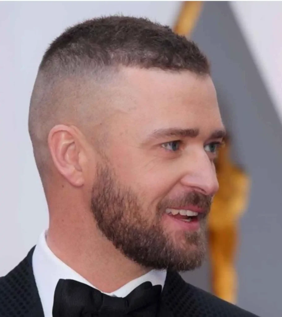 Short Hair with A Beard