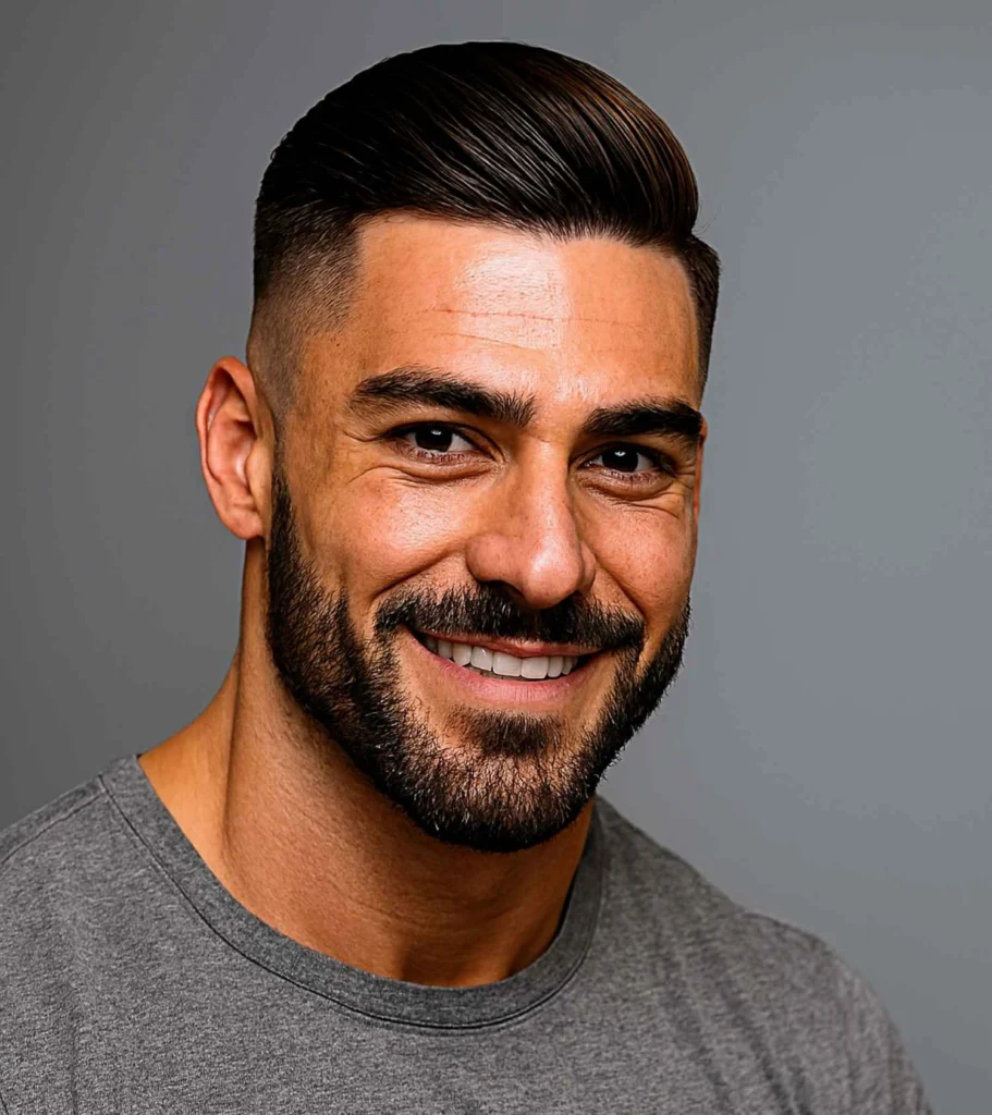 Drop Fade Comb Over