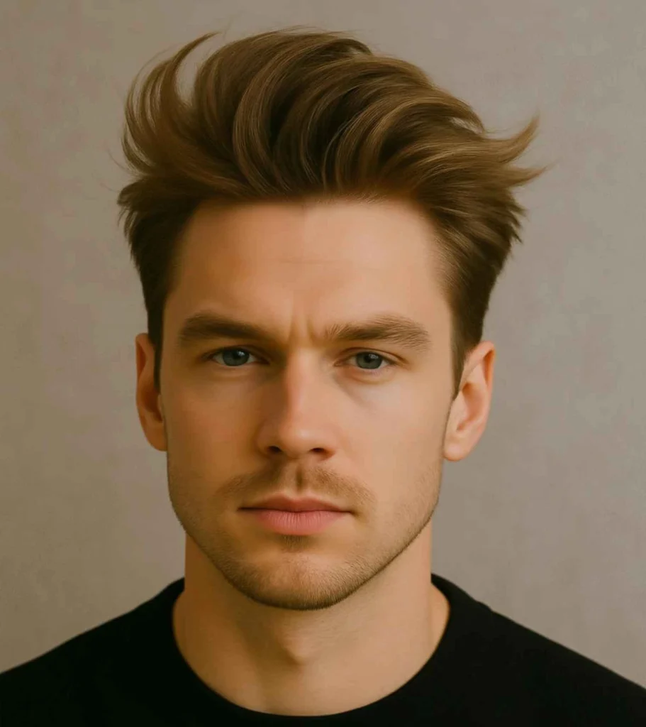 Wind-Swept Pompadour