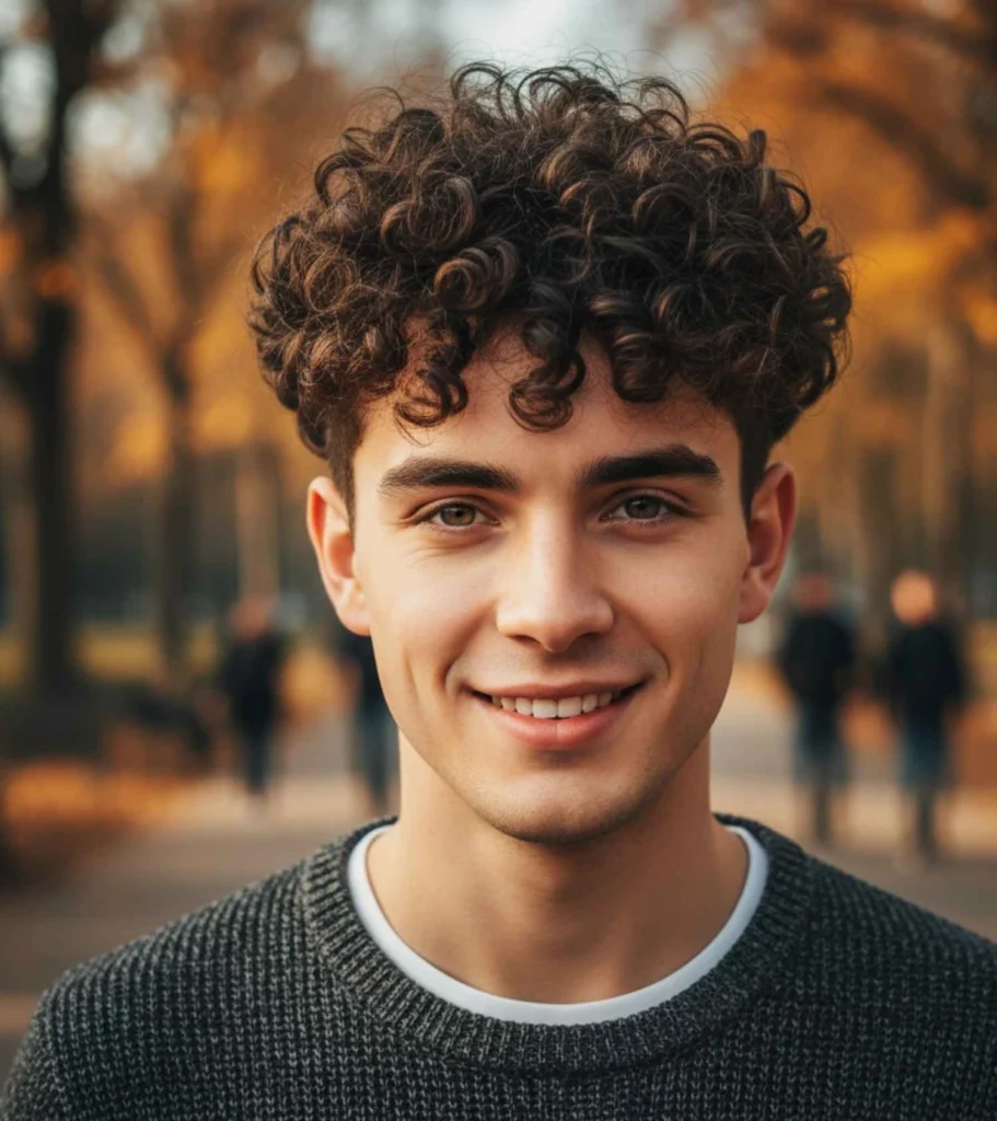 Messy Curly Undercut