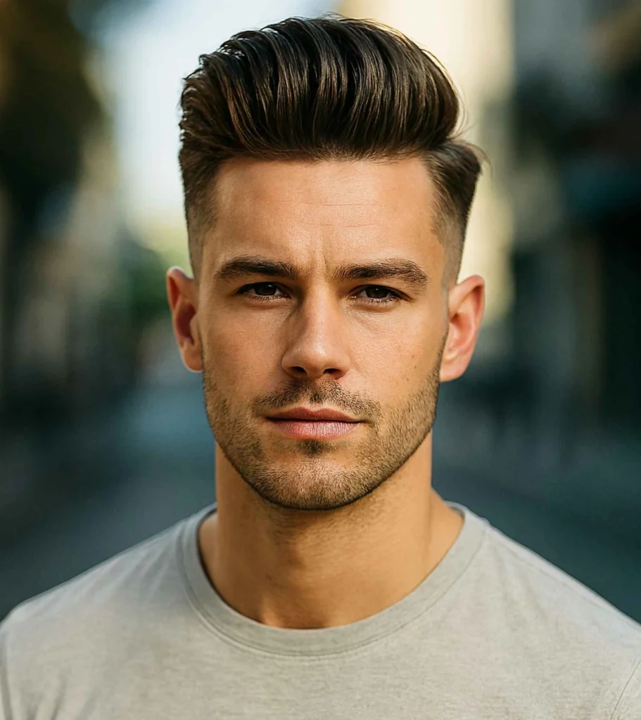 High Fade Pompadour