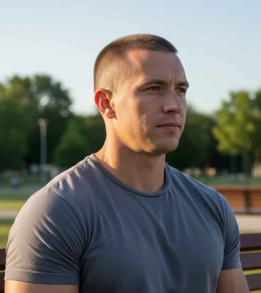 Low Fade Buzz Cut