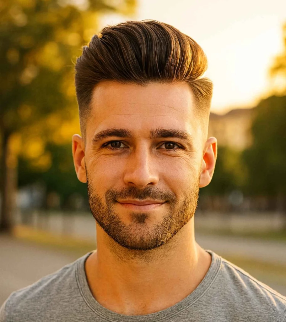 Modern Pompadour Fade