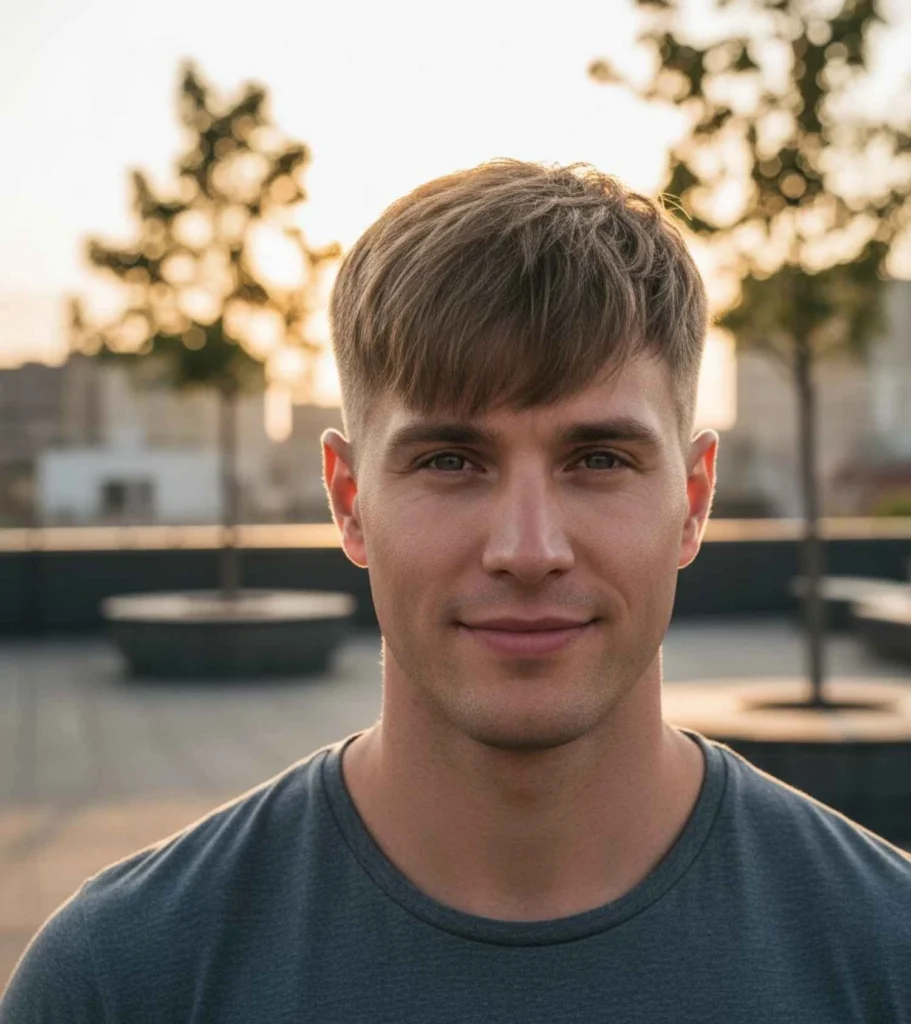 Short Fringe with Tapered Sides