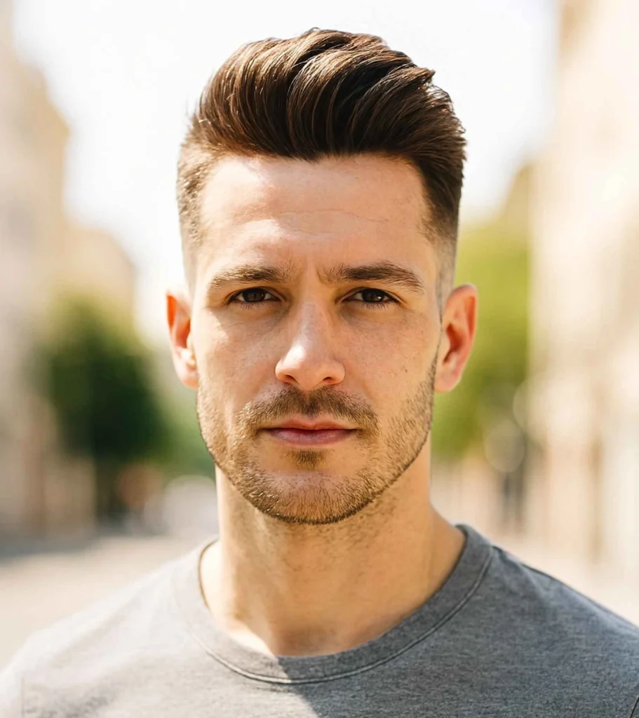 Short Pompadour Fade