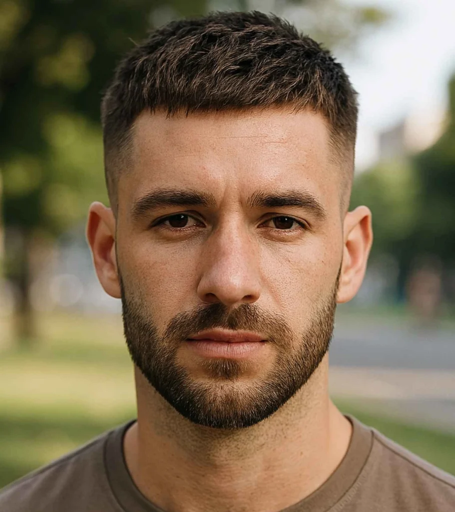 Textured Crop With Beard