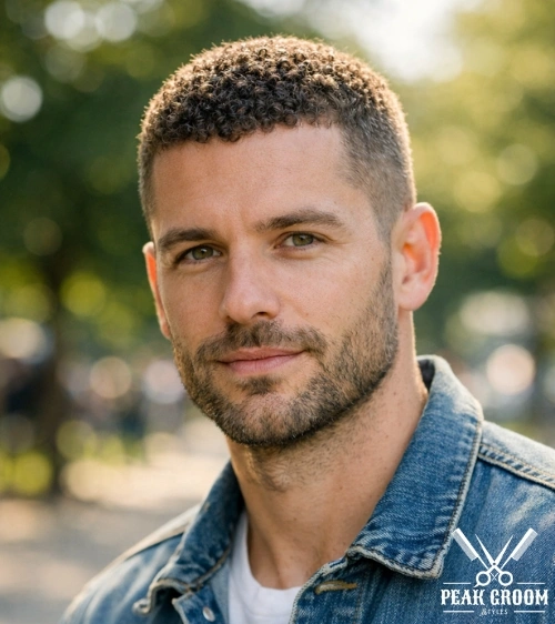 10 Guard Buzz Cut Curly Hair
