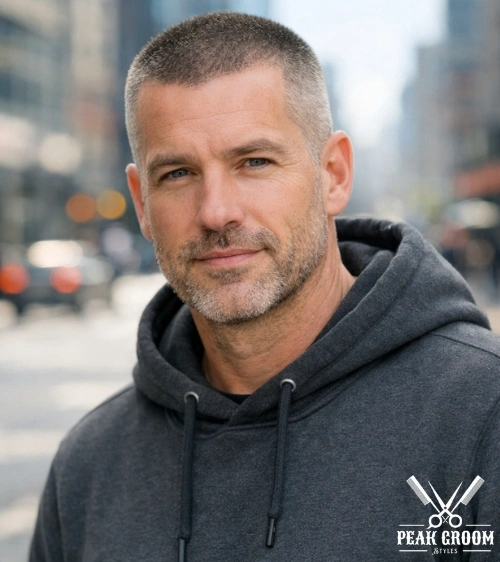Buzz Cut For Balding Men
