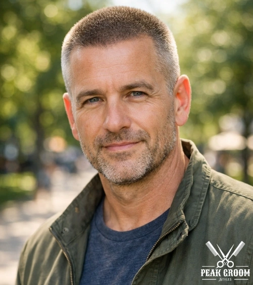 Crew Cut For Balding Men