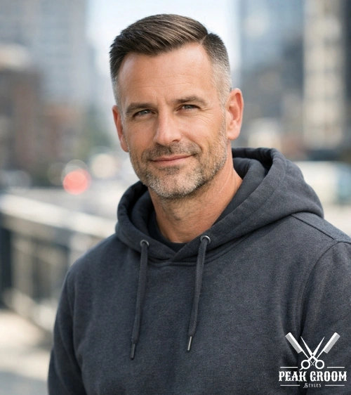 Ivy League Cut for balding hairstyles