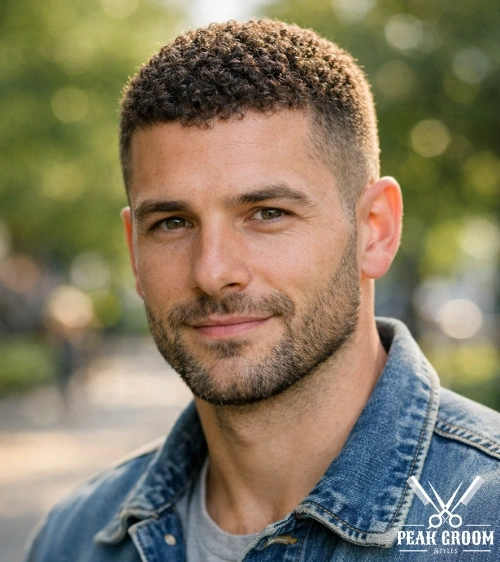 12 Guard Buzz Cut for Curly Hair