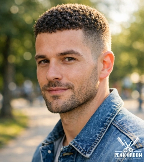 16 Guard Buzz Cut Curly Hair