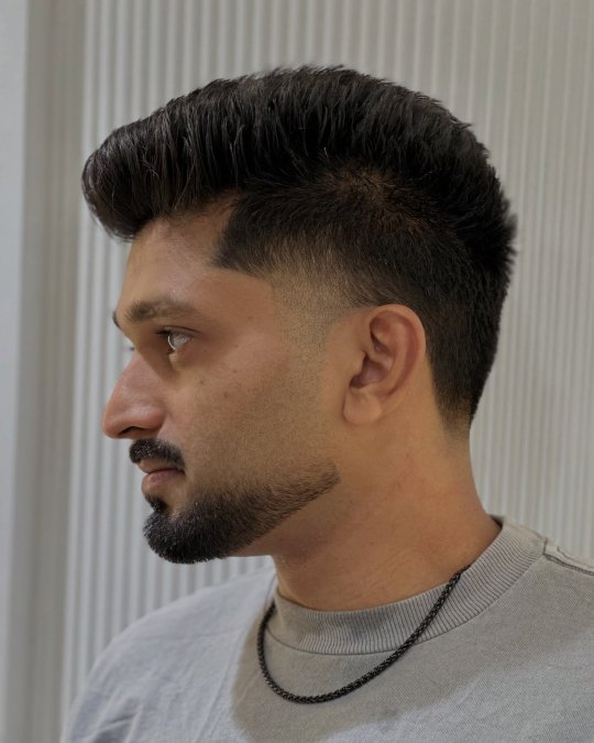 Tall Quiff Skin Fade
