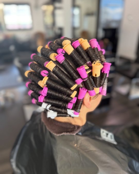 Fan Pattern Perm Rods