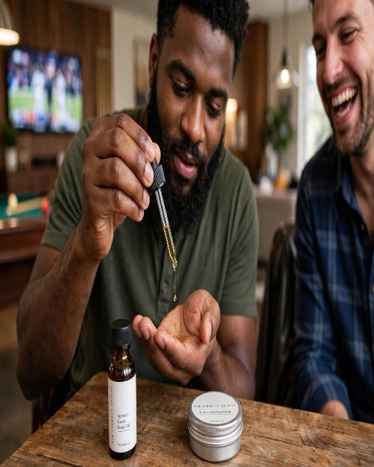 Oil and Balm Side by Side