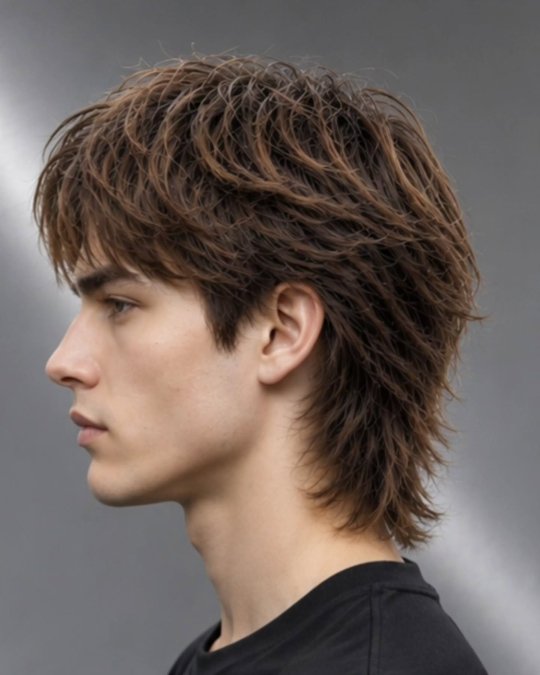 Short Fringe + Layered Nape