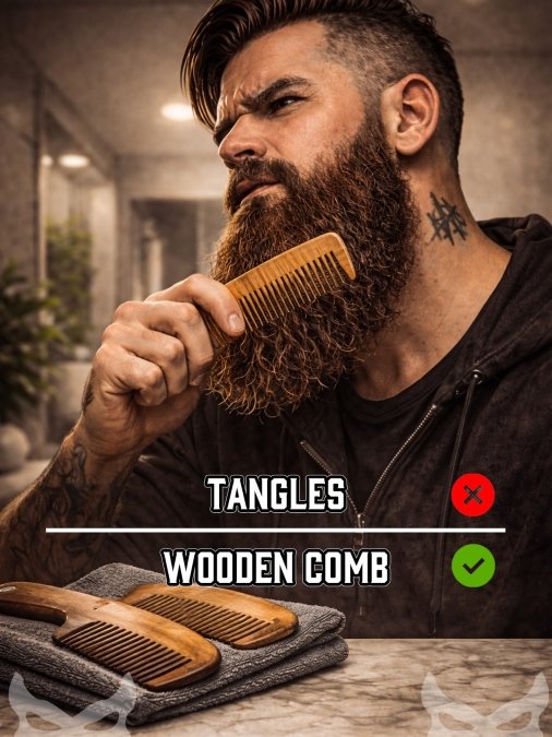 Comb Out Tangles With Wood
