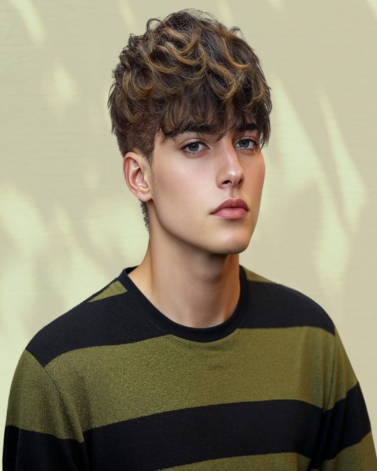Soft Wavy Messy Fringe