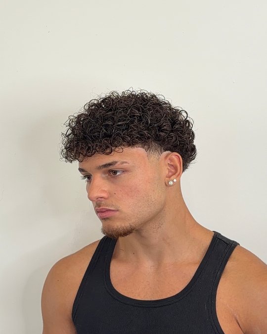 Sharp Skin Fade Curls