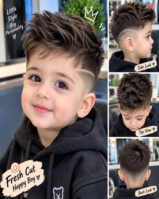 Textured Top + Low Fade