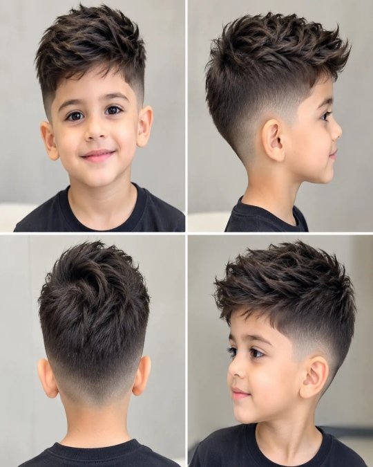 Textured Quiff With Skin Fade