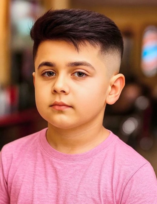 Slick Side Sweep With High Fade