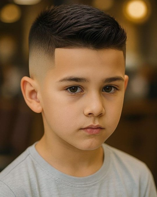 Short Textured Crop Cut