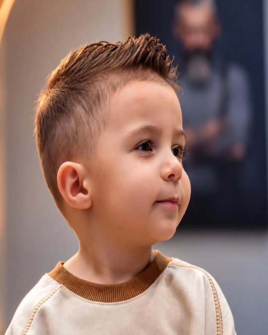 Swept Back Toddler Taper