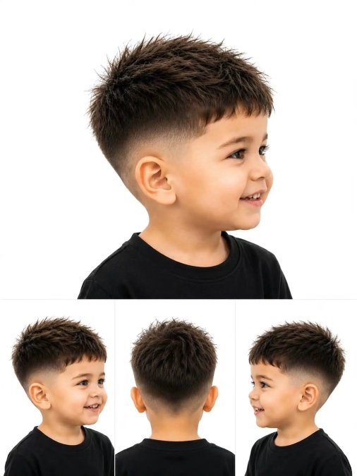 Short Crew Cut With Fade