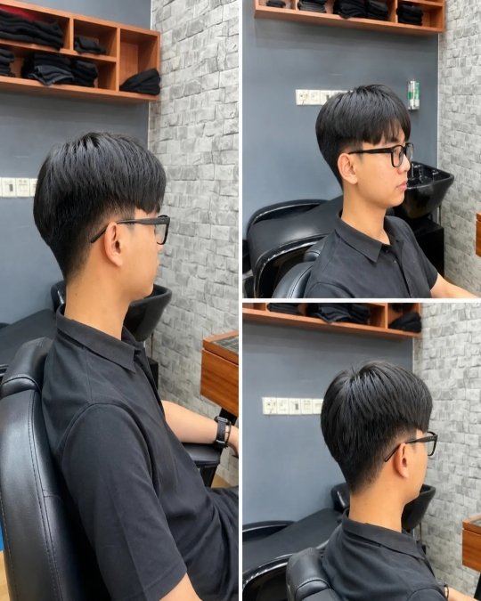 Three-Angle Bowl Cut + Low Taper