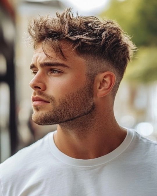 A Tousled Textured Quiff