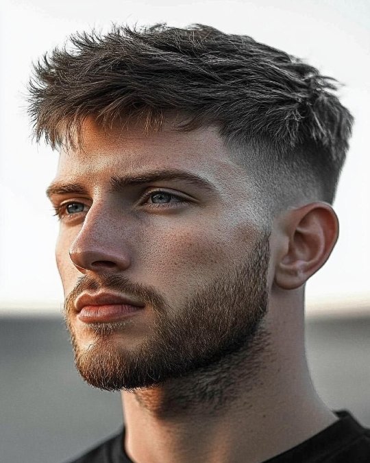 Spiky Crop + Mid Fade