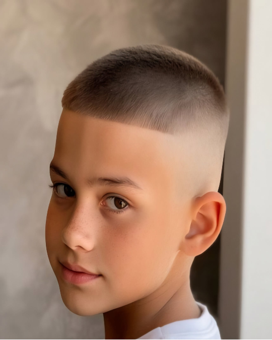 Short Buzz Cut + High Fade