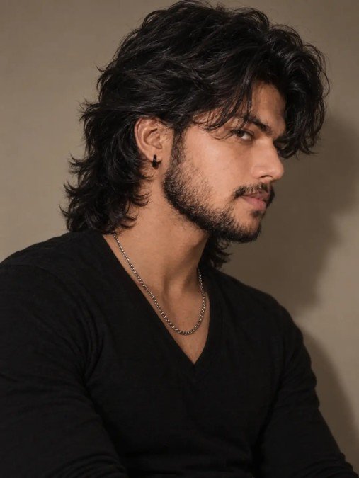 Voluminous Wavy Wolf Cut With Layered Flow