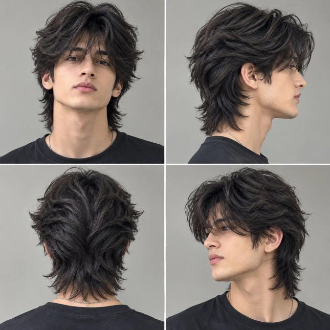 Full Layered Wolf Cut With Soft Volume
