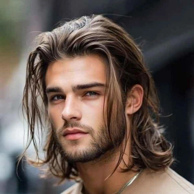 Long Wolf Cut With Face-Framing Waves
