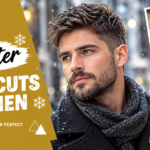Winter haircuts for men featuring a textured crop, classic men's haircut, and low fade with thick, stylish hair and a modern winter look by Peak Groom.