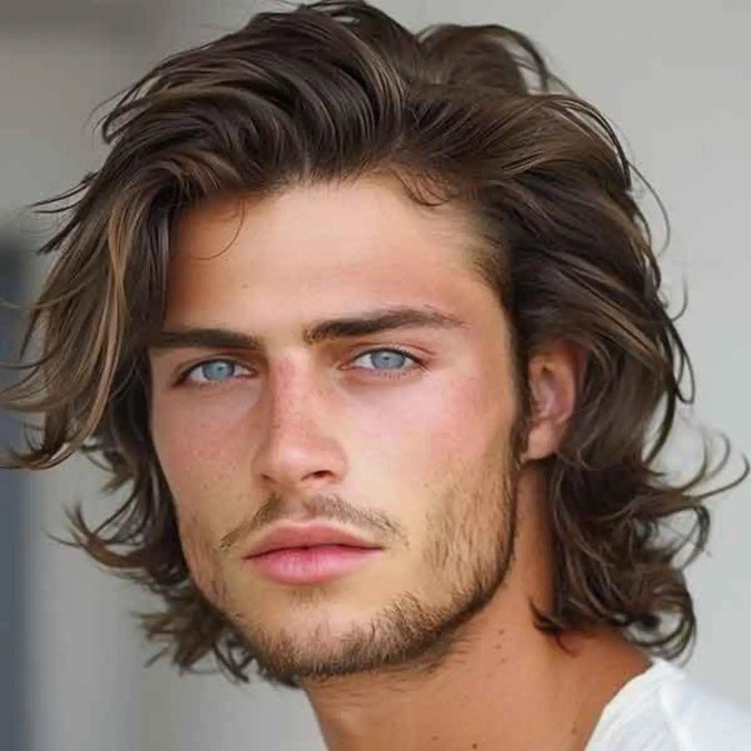 Voluminous Wolf Cut With Flipped-Out Ends